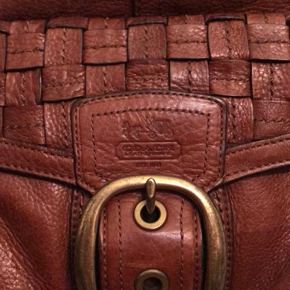 Brown coach bag - Picture 2 of 4